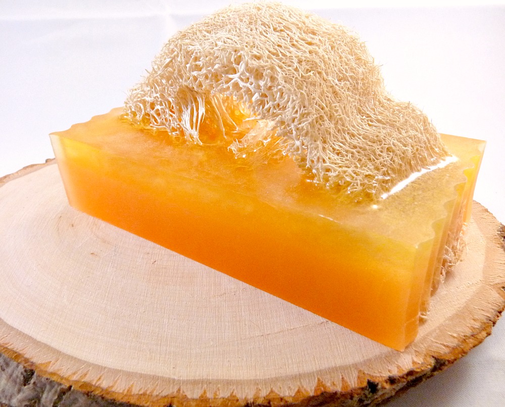 Loofah Soap, Kumquat Soap With Loofah, Exfoliating Soap on Luulla
