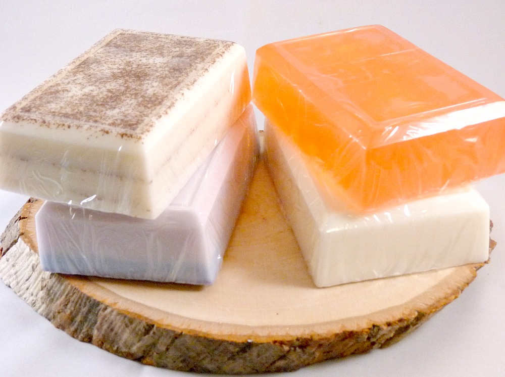 Soap, Marula Oil Soap Sampler, 4 Bars