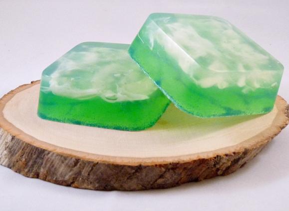 Soap, Mojito with Jojoba Beads 